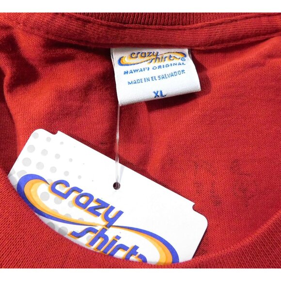 Crazy Shirts Kliban Cat Christmas T-Shirt XL Red Short Sleeve Festive Holiday - Picture 9 of 9